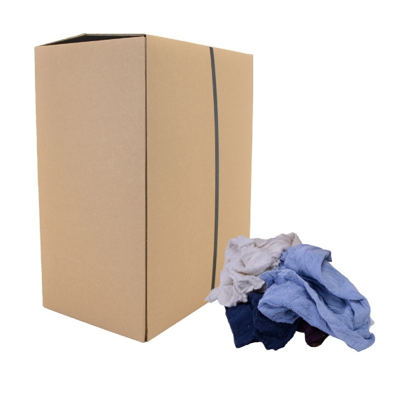 Afbeeldingen van TOWLERS® Poetslap gekleurd Bonte poetslap 10 Kg