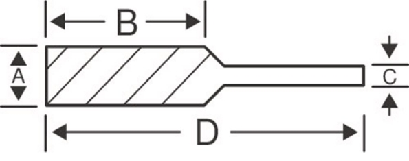 Afbeeldingen van BAHCO Stiftfrees HM cilindrisch A12mm