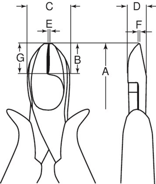 Afbeeldingen van BAHCO Zijsnijtang 2667B 180mm
