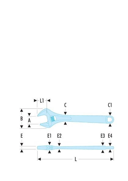 Afbeeldingen van Facom Moersleutel verstelbaar 113A.C 24"