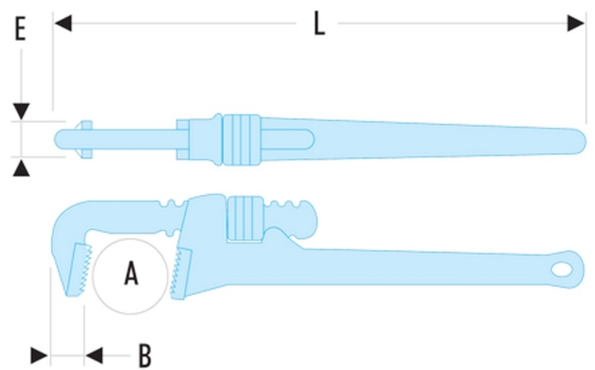 Afbeeldingen van Facom Pijpentang Amerikaans model 134A 0-140mm