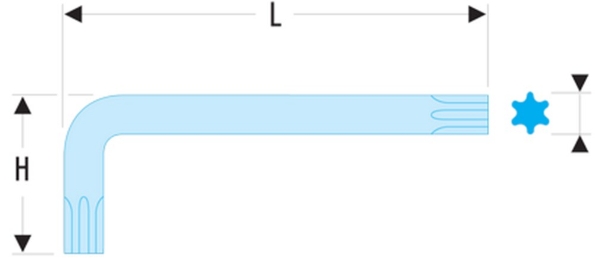 Afbeeldingen van Facom Stiftsleutel torx 89R 10