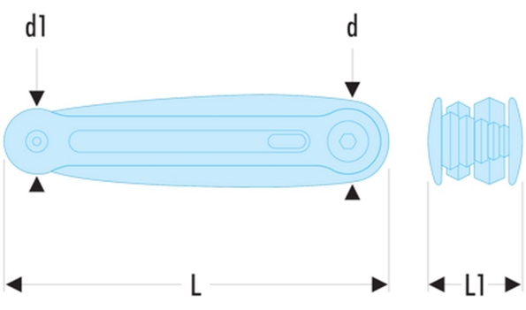 Afbeeldingen van Facom Stiftsleutelset zakmesmodel torx 89.JM 8-dlg