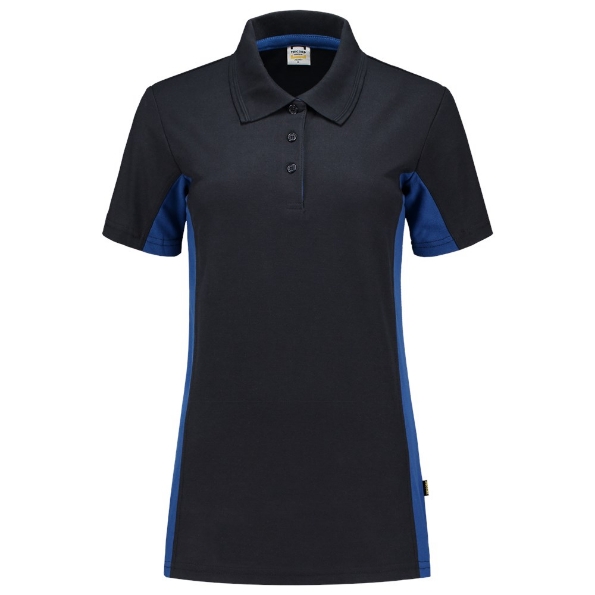Afbeeldingen van TRICORP WORKWEAR Poloshirt Bicolor Dames 202003 navy/royalblue 5XL