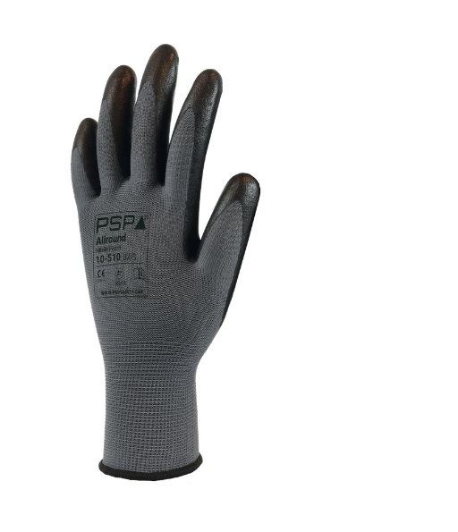 Afbeeldingen van PSP 10-510 Allround Nitril Schuim Werkhandschoen zwart 7