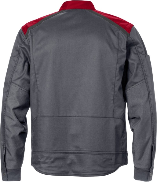 Afbeeldingen van FRISTADS Jack 4555 STFP Grijs/rood 3XL