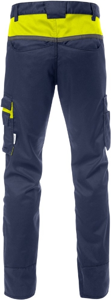 Afbeeldingen van FRISTADS Broek 2555 STFP Marine Blauw/Fluor Geel C58