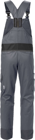 Afbeeldingen van FRISTADS Amerikaanse Overall 1555 STFP Grijs/Zwart C56