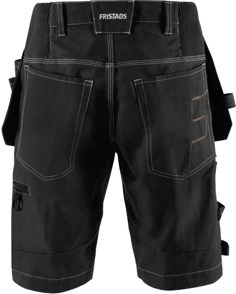 Afbeeldingen van FRISTADS Korte Stretchbroek 2607 FASG Zwart C60
