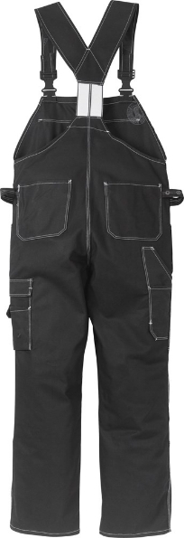Afbeeldingen van Amer overall met kniezak zwart