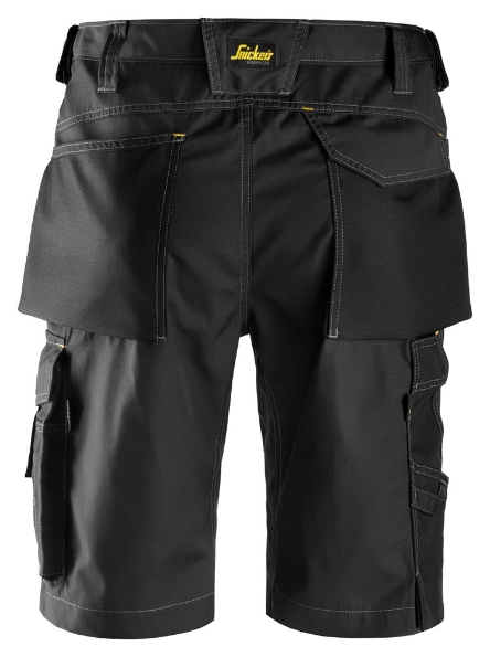 Afbeeldingen van Snickers Workwear Shorts, Rip-Stop 3123 zwart 56