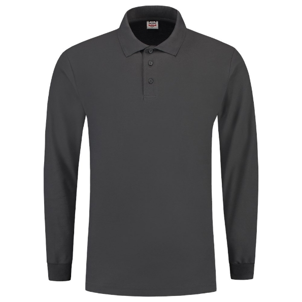 Afbeeldingen van TRICORP CASUAL Poloshirt Lange Mouw 201009 donker grijs L