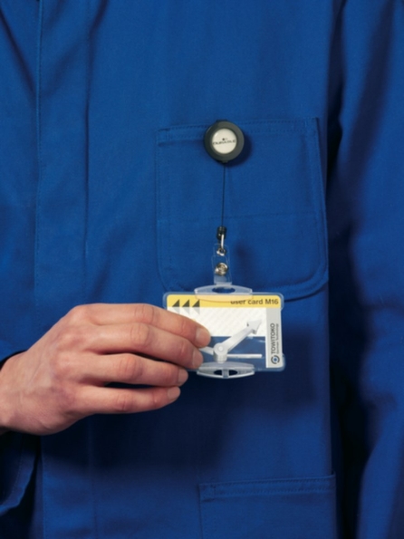 Afbeeldingen van Durable badge afrolmechanisme, lengte 800 mm, 815258, zwart