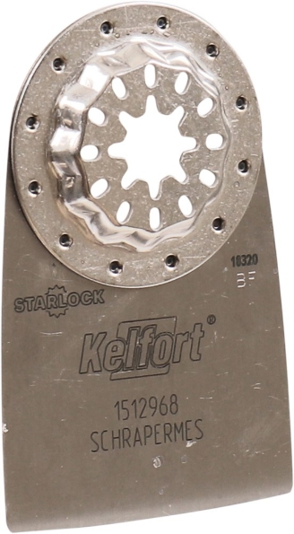 Afbeeldingen van Kelfort Schrapermes Fijne tand (1) 34x52mm