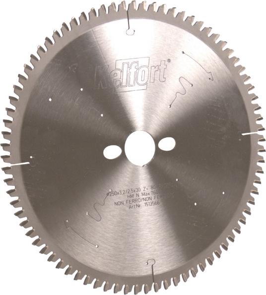 Afbeeldingen van Kelfort Cirkelzaagblad hard metaal, 216 x 2.8 mm, asgat 30 mm, 60 tanden, wsn-wneg
