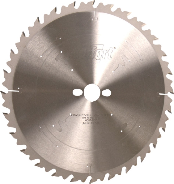 Afbeeldingen van Kelfort Cirkelzaagblad hard metaal, 315 x 3.2 mm, asgat 30 mm, 28 tanden, ws-lwz