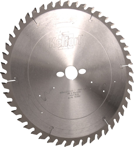 Afbeeldingen van Kelfort Cirkelzaagblad hard metaal, 315 x 3.2 mm, asgat 30 mm, 48 tanden, ws-uw