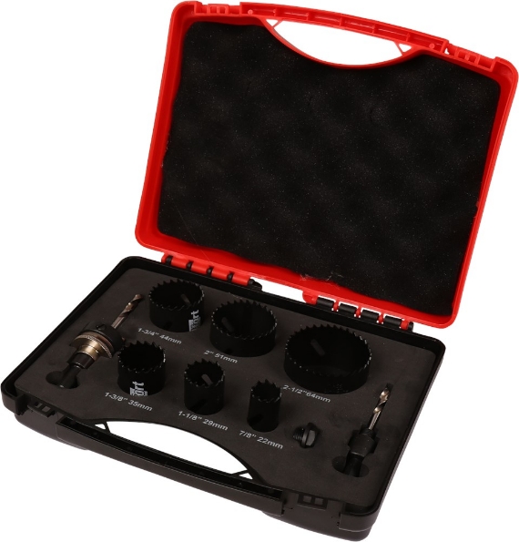 Afbeeldingen van Kelfort Gatzaagset elektriciën 9 delig