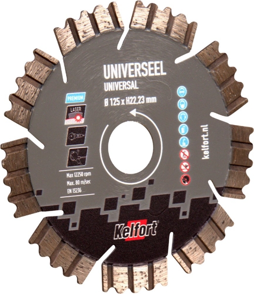 Afbeeldingen van Kelfort Diamantzaag universeel premium 125mm