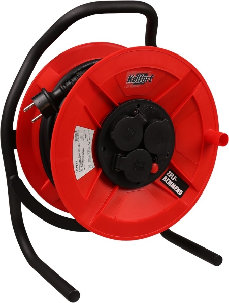 Afbeeldingen van Kelfort Kabelhaspel EASY REEL 400, 25 meter, 3 x 1.5 mm2.