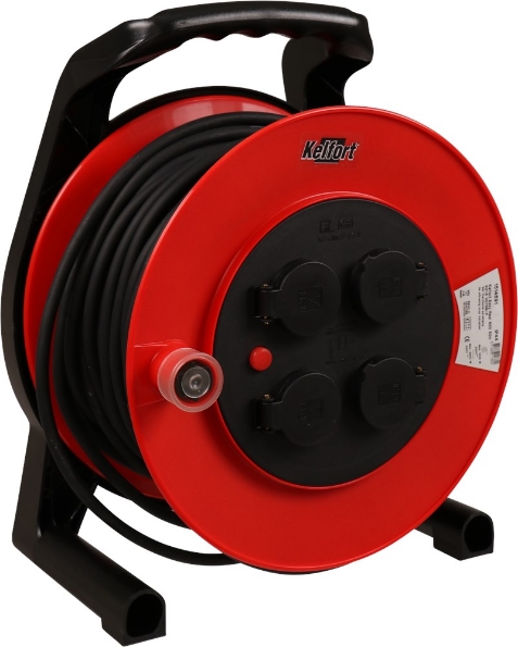 Afbeeldingen van Kelfort Kabelhaspel EASY REEL 600, 50 meter, 3 x 1.5 mm2.