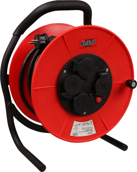 Afbeeldingen van Kelfort Kabelhaspel Easy Reel 500, 25 meter, 3 x 1.5 mm2