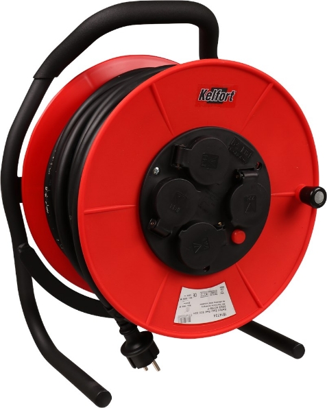 Afbeeldingen van Kelfort Kabelhaspel Easy Reel 500, 33 meter, 3 x 2.5 mm2