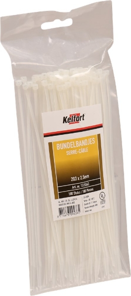 Afbeeldingen van Kelfort Bundelband, 200 x 2.5 mm, transparant