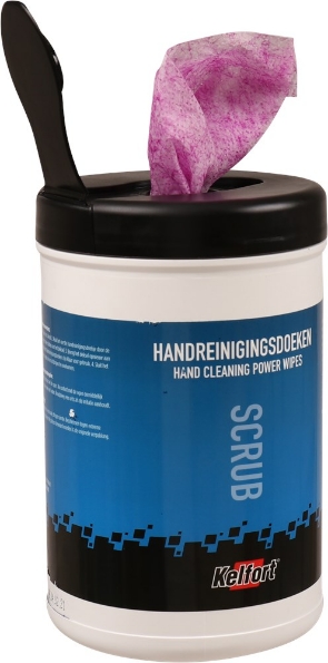Afbeeldingen van Kelfort Handreinigingsdoeken met scrub