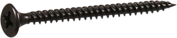 Afbeeldingen van Kelfort Snelbouwschroef 3.5 x 45 mm normale draad trompetkop zwart