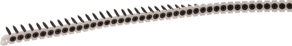 Afbeeldingen van Kelfort Snelbouwschroef op band 3.5 x 25 mm normale draad trompetkop zwart