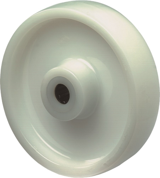 Afbeeldingen van Kelfort Wiel 80 mm met rollager wit pvc