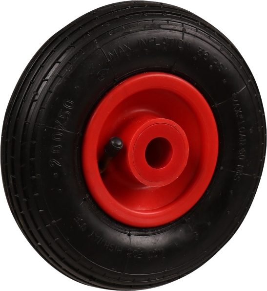 Afbeeldingen van Kelfort Luchtband 200 mm met glijlager kunststof velg