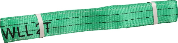 Afbeeldingen van Kelfort Hijsband PHK60-2, 2 meter 2000 kilo groen met certificaat