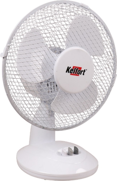 Afbeeldingen van Kelfort Ventilator TAFELMODEL 275 mm 25W. wit
