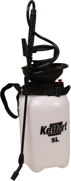 Afbeeldingen van Kelfort Drukspuit 5 liter oliebestendig inclusief drukmeter kunstof