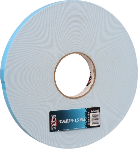 Afbeeldingen van Kelfort Dubbelzijdige tape 1,5x19mm 33 meter