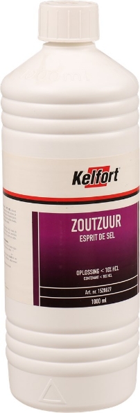 Afbeeldingen van Kelfort Zoutzuur tech<10% 1 liter