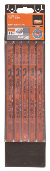 Afbeeldingen van BAHCO Sandflex handmetaalzaagblad bimetaal 3906 300mm 18T
