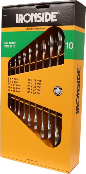 Afbeeldingen van Ironside Steeksleutelset 10-delig