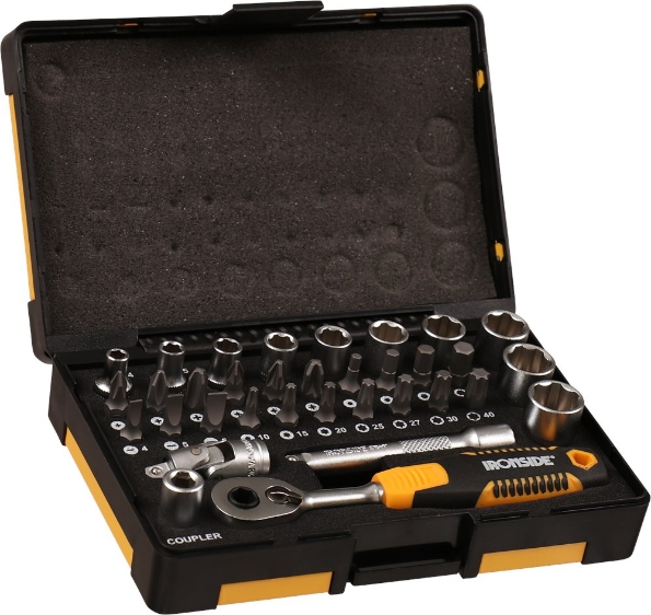 Afbeeldingen van Ironside Doppen-/bitset 1/4" 34 delig