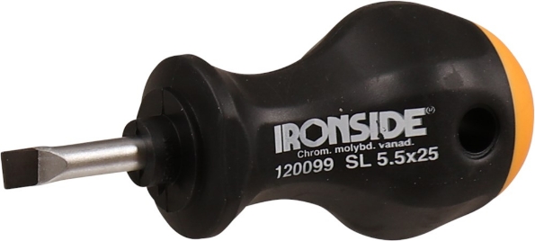 Afbeeldingen van Ironside Schroevendraaier stubby 5.5x25mm