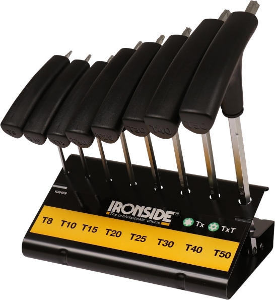 Afbeeldingen van Ironside Stiftsleutelset Torx 8 delig