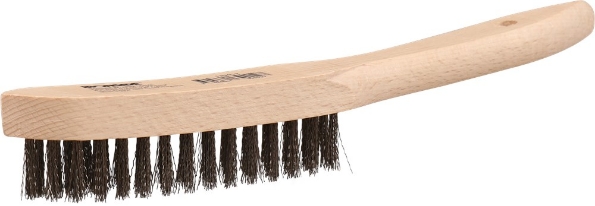 Afbeeldingen van Ironside Staaldraadborstel rvs 4 riujen