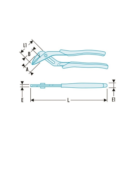 Afbeeldingen van Facom Waterpomptang 180 250mm