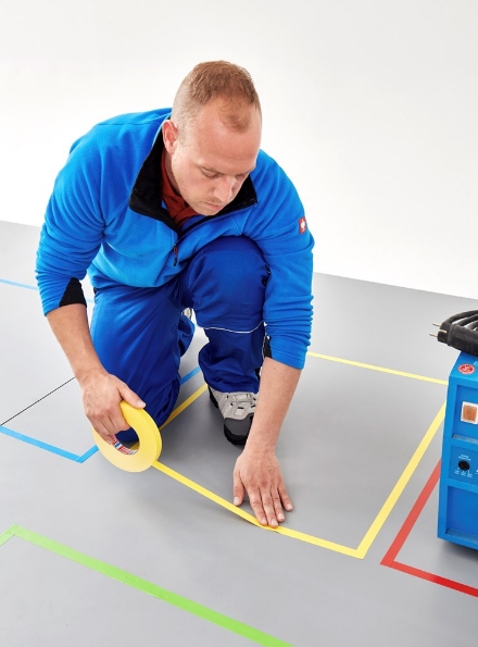 Afbeeldingen van tesa® Premium textieltape 4651 geel 19mm x 50 meter