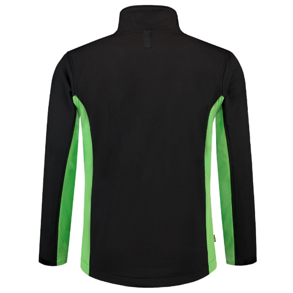 Afbeeldingen van TRICORP WORKWEAR Softshell Bicolor 402002 zwart/lime XS