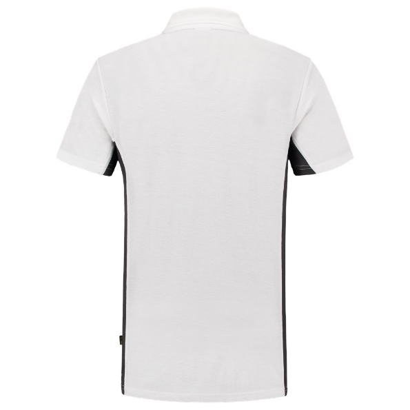Afbeeldingen van TRICORP WORKWEAR Poloshirt Bicolor Borstzak 202002 wit/donkergrijs 7X  