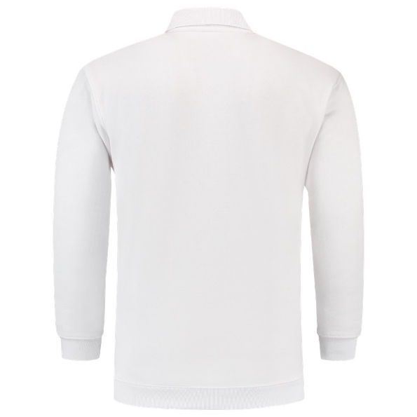 Afbeeldingen van TRICORP CASUAL Polosweater Boord 301005 wit L
