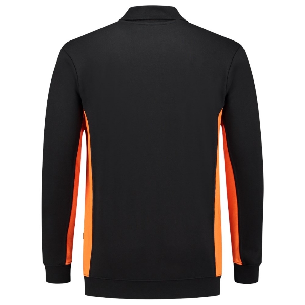 Afbeeldingen van TRICORP WORKWEAR Polosweater Bicolor 302003 zwart/oranje XS